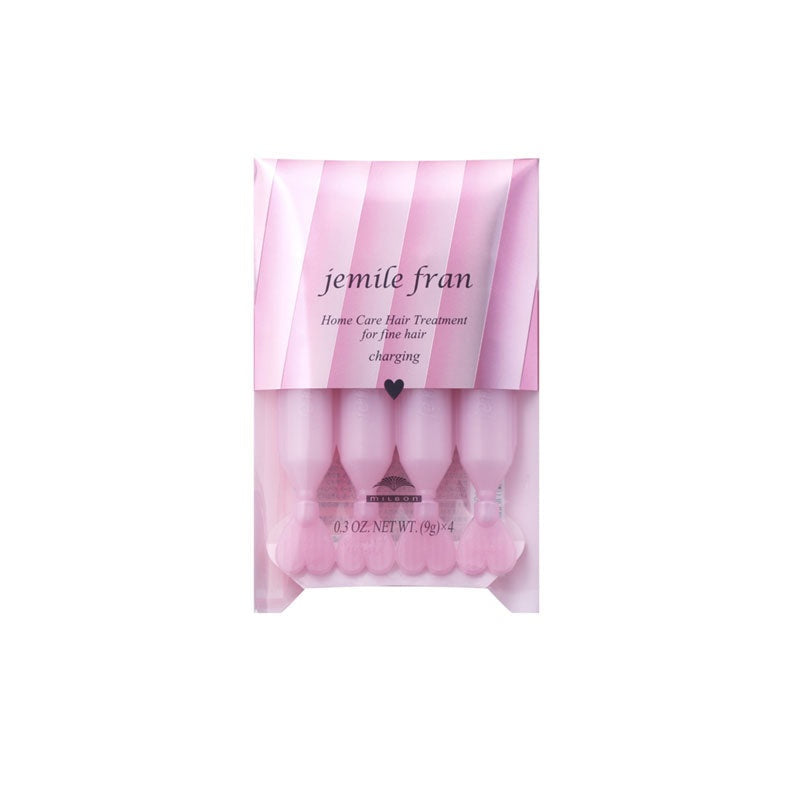 Milbon Jemile fran Deep Nourishing Hair Mask Pink Heart (9g x 4pcs)