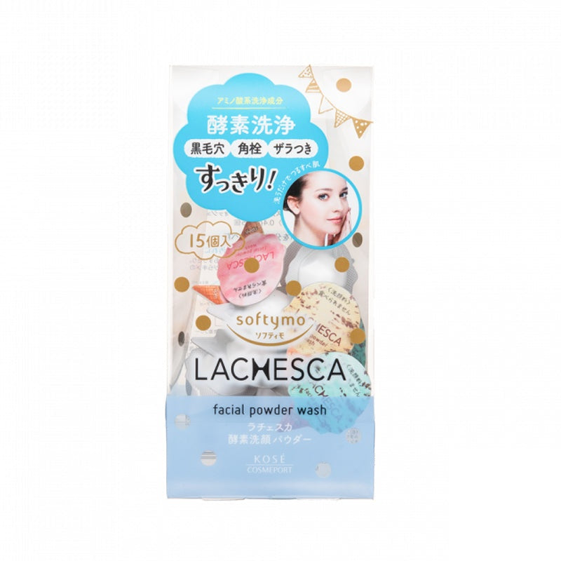 KOSE softymo LACHESCA enzyme cleansing powder 0.4g*15 pieces