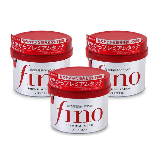 Shiseido Fino Premium Touch Screen Hair Mask 230g x 3 pieces