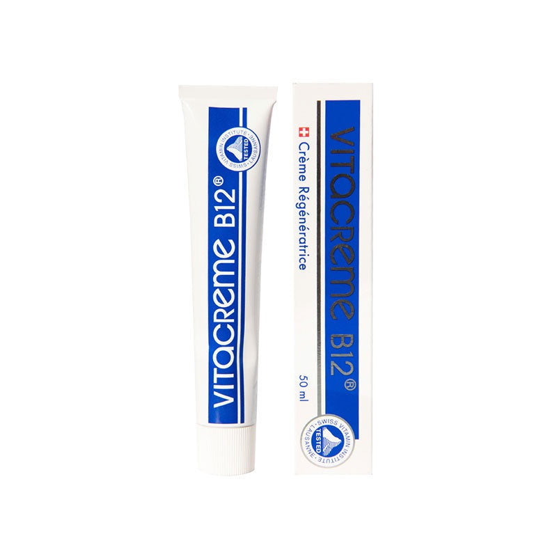 Swiss VITACREME Vitamin B12 Cream Hydrates, Moisturizes, Repairs, Dilutes and Brightens Acne Marks and Scars