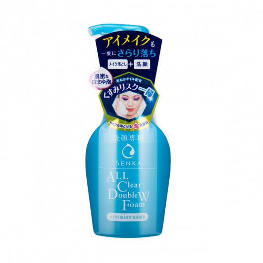 SHISEIDO SENKA - Quick-acting 2-in-1 makeup remover foam 150ML