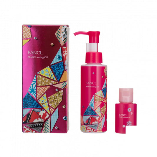 Fancl Makeup Remover Nano Makeup Remover Deep Gentle Cleansing Facial Cleanser Christmas Limited Edition Set 120ml+20ml