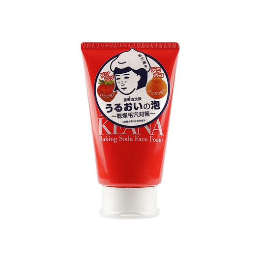 Japan's Ishizawa Research Institute Strawberry Facial Cleanser, Anti-acne Foam, Baking Soda Cleansing, Cleans Pores, Controls Oil, Removes Blackheads 100g