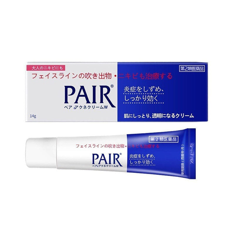 LION (JAPAN) PAIR Acne Cream W 14g Antibacterial Acne Cream