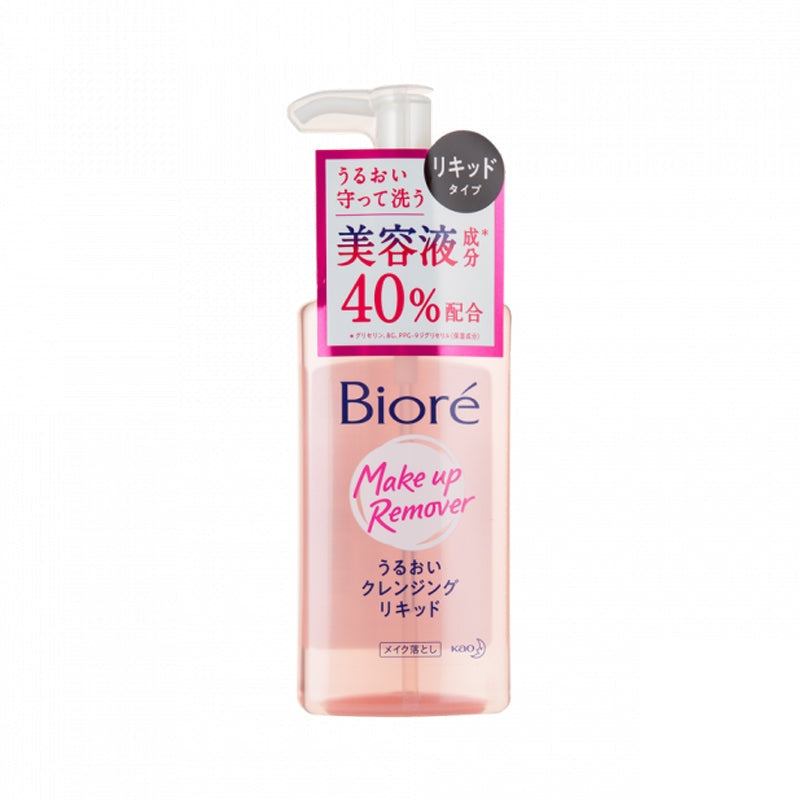 Biore - Biore High Efficiency Water Makeup Remover Gel 230ml #Contains 40% moisturizing beauty essence