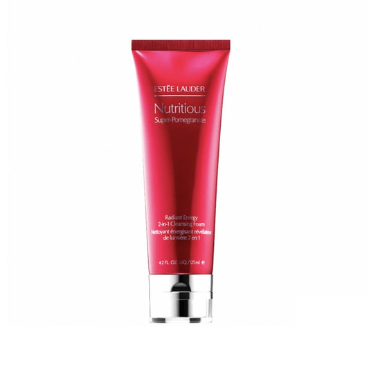 Estee Lauder Nutritious Super-Pomegranate Upgraded Brightening Antioxidant 2-in-1 Cleansing Foam/Purifying Mask 125ml-2 piece set