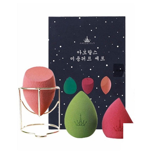 AMORTALS three-in-one "starry sky" powder puff (with metal stand)