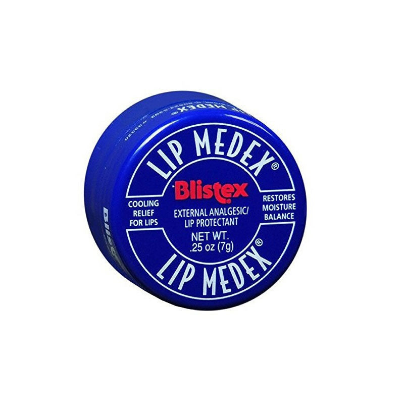 Blistex Lip Medex lip balm small blue bottle 7g moisturizing and lightening lip lines (2pcs)