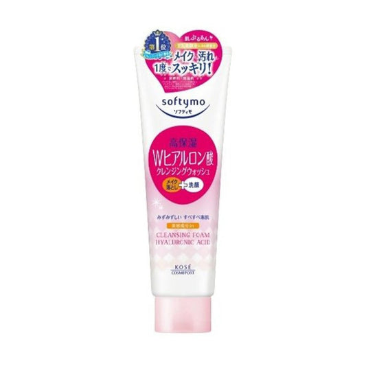KOSE - KOSE Softymo Highly Moisturizing Hyaluronic Acid Makeup Remover Face Wash 190g