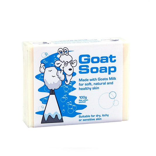 Goat soap original flavor (blue) 100g