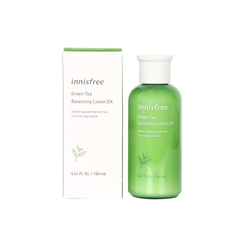 South Korea's Innisfree Green Tea Lotion Hydrating Moisturizing Balance Type for Men and Women 160ML New